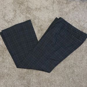 Grey plaid pants